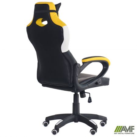 Фото 5 - Кресло VR Racer Dexter Jolt черный/желтый 