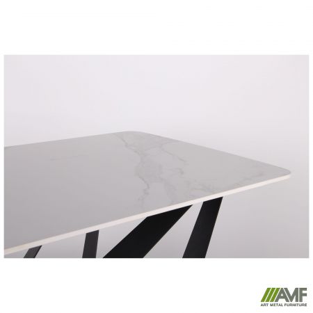 Фото 8 - Стол обеденный William black/ceramics Carrara bianco 