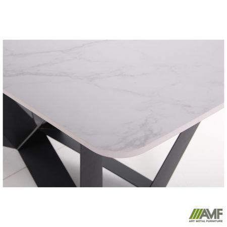 Фото 9 - Стол обеденный William black/ceramics Carrara bianco 