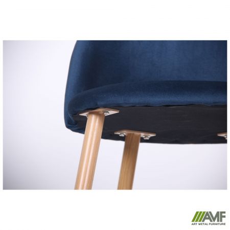 Фото 11 - Барный стул Bellini бук/blue 