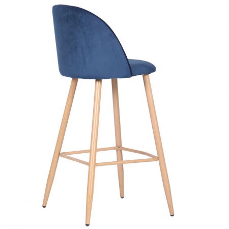 Фото 5 - Барный стул Bellini бук/blue 