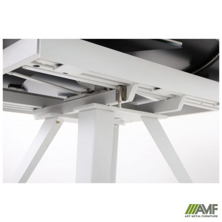 Фото 16 - Стол обеденный раскладной Krystle white/сeramics Venato bianco