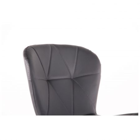 Фото 9 - Барный стул Vensan PU Gray / Black 