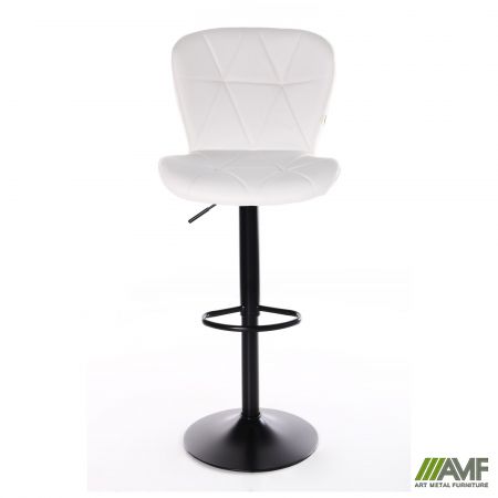 Фото 2 - Барный стул Vensan PU White / Black 