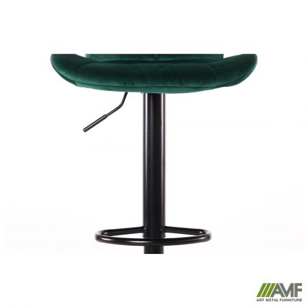 Фото 17 - Барный стул Vensan Velvet Green / Black 