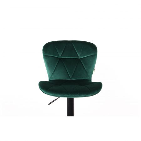 Фото 5 - Барный стул Vensan Velvet Green / Black 