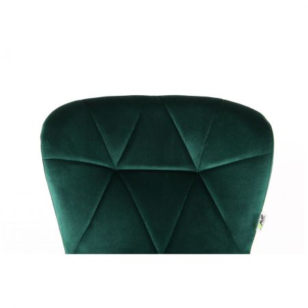 Фото 6 - Барный стул Vensan Velvet Green / Black 