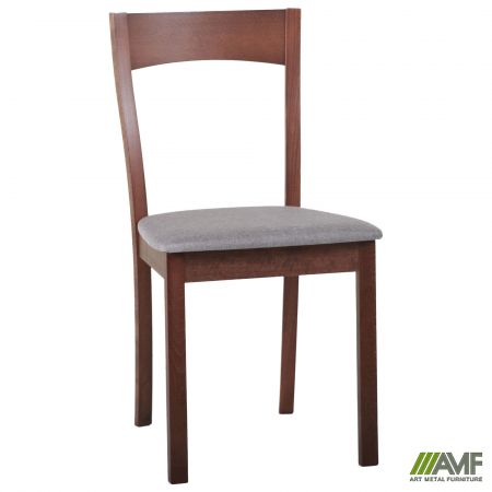 Фото 1 - Стул обеденный Ричард орех светлый/серый