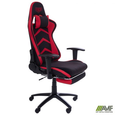 Фото 2 - Кресло VR Racer Textile Craft черный/красный 