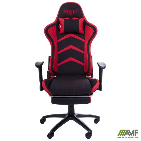 Фото 4 - Кресло VR Racer Textile Craft черный/красный 