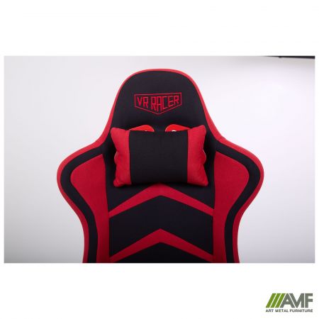 Фото 8 - Кресло VR Racer Textile Craft черный/красный 