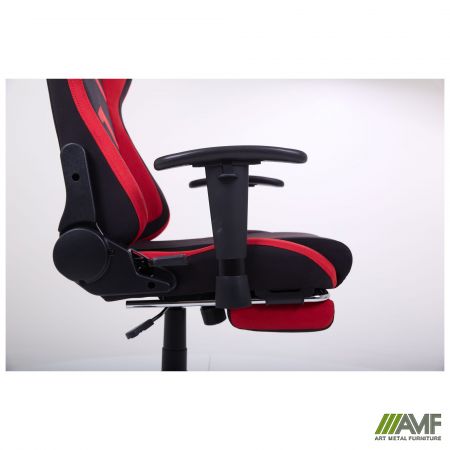 Фото 9 - Кресло VR Racer Textile Craft черный/красный 