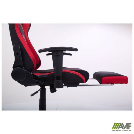 Фото 10 - Кресло VR Racer Textile Craft черный/красный 