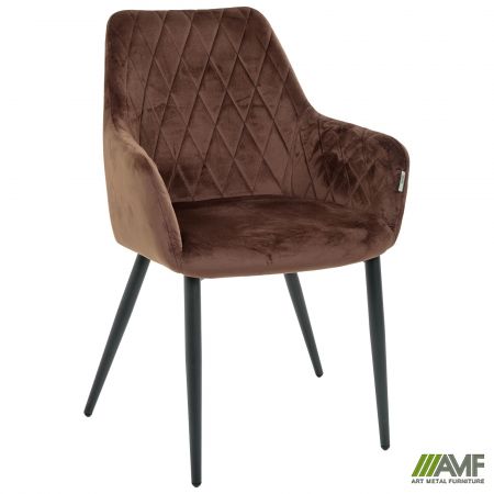 Фото 1 - Кресло обеденное Venera, вельвет коричневый