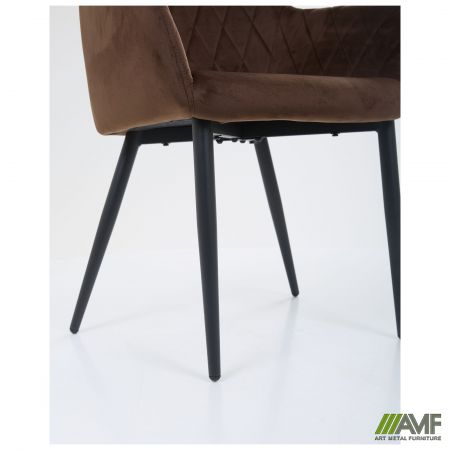 Фото 13 - Кресло обеденное Venera, вельвет коричневый