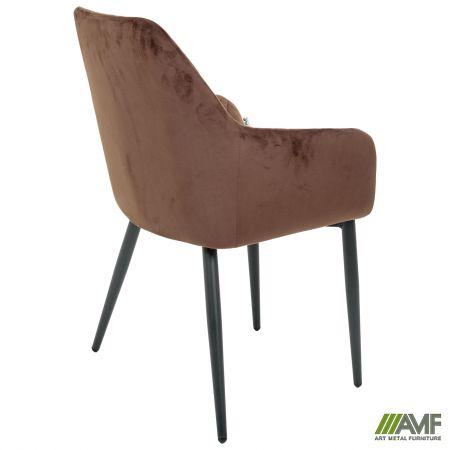 Фото 5 - Кресло обеденное Venera, вельвет коричневый