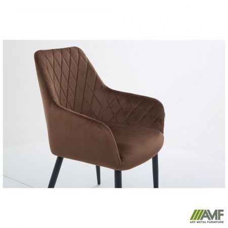 Фото 7 - Кресло обеденное Venera, вельвет коричневый