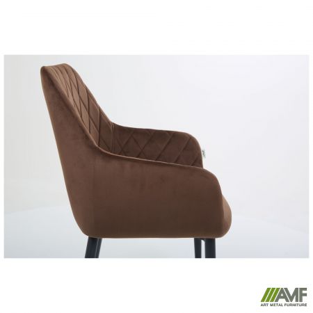 Фото 8 - Кресло обеденное Venera, вельвет коричневый