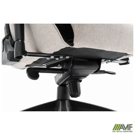 Фото 18 - Крісло геймерське VR Racer Textile Halk сірий/чорний 