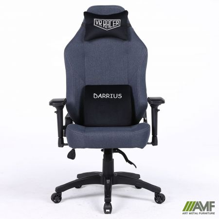Фото 2 - Крісло геймерське VR Racer Textile Darrius чорний 
