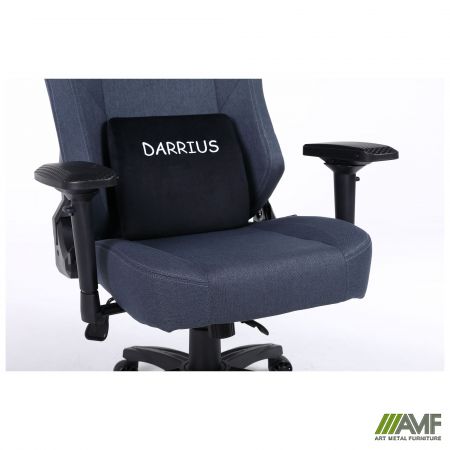 Фото 12 - Крісло геймерське VR Racer Textile Darrius чорний 