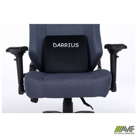 Фото 13 - Крісло геймерське VR Racer Textile Darrius чорний 