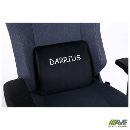 Фото 14 - Крісло геймерське VR Racer Textile Darrius чорний 