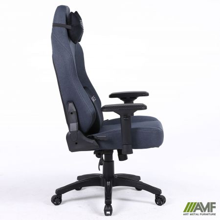 Фото 3 - Крісло геймерське VR Racer Textile Darrius чорний 
