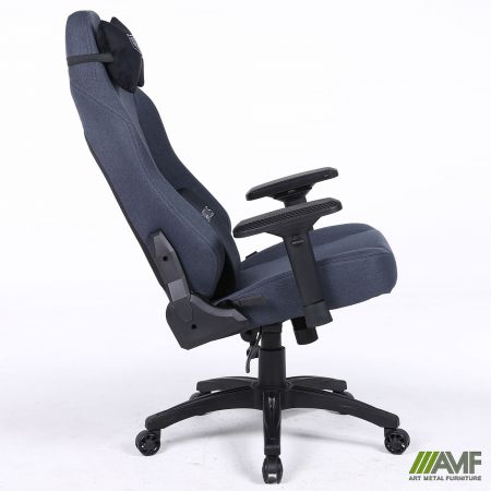 Фото 7 - Крісло геймерське VR Racer Textile Darrius чорний 