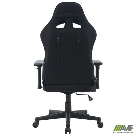 Фото 5 - Крісло VR Racer Textile Maximus тканина чорна/чорний 