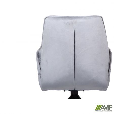 Фото 9 - Крісло поворотне Leonor вельвет світло-сірий 