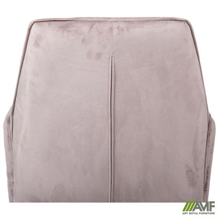 Фото 8 - Кресло поворотное Leonor вельвет светло-коричневый 