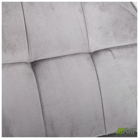 Фото 9 - Крісло поворотне Jasmin вельвет теплий сірий 