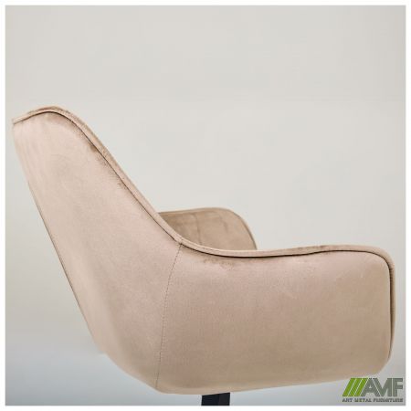 Фото 8 - Кресло поворотное Jasmin вельвет капучино 