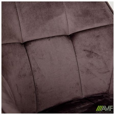 Фото 9 - Крісло поворотне Jasmin вельвет шоколад 