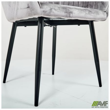 Фото 10 - Кресло Venera-C вельвет теплый серый 