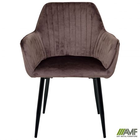 Фото 4 - Крісло Venera-C вельвет шоколад 