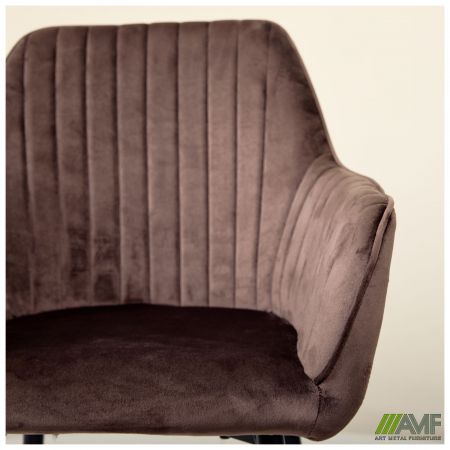 Фото 6 - Крісло Venera-C вельвет шоколад 