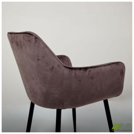 Фото 9 - Крісло Venera-C вельвет шоколад 