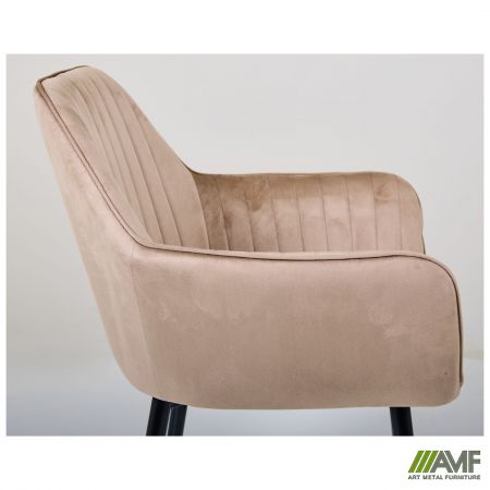 Фото 7 - Крісло Paula-C вельвет капучіно 