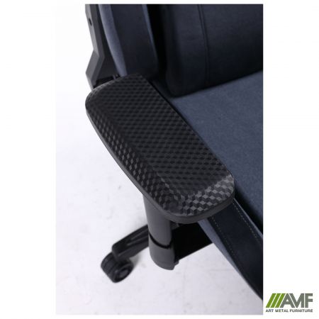 Фото 14 - Крісло геймерське VR Racer Textile Halk чорний 