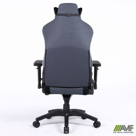 Фото 5 - Крісло геймерське VR Racer Textile Halk чорний 