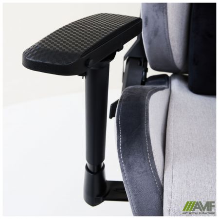Фото 11 - Кресло геймерское VR Racer Textile Halk серый 