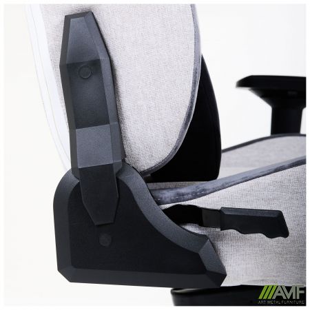 Фото 12 - Кресло геймерское VR Racer Textile Halk серый 