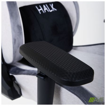 Фото 10 - Кресло геймерское VR Racer Textile Halk серый 