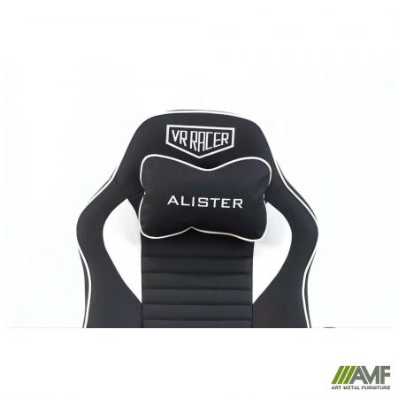 Фото 6 - Кресло VR Racer Dexter Alister белый/черный 