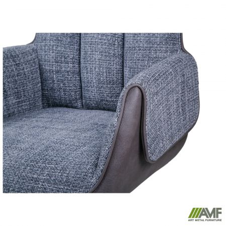 Фото 11 - Кресло поворотное Medeline серый 