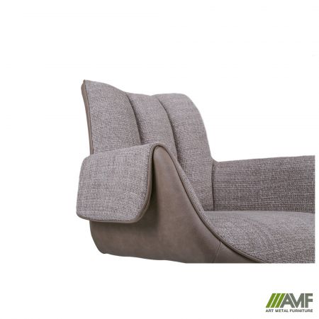 Фото 12 - Кресло поворотное Medeline светло-серый 