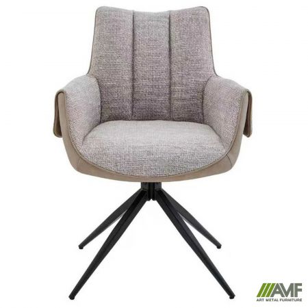 Фото 3 - Кресло поворотное Medeline светло-серый 