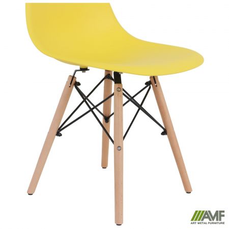 Фото 9 - Стул Aster RL Wood Пластик желтый 